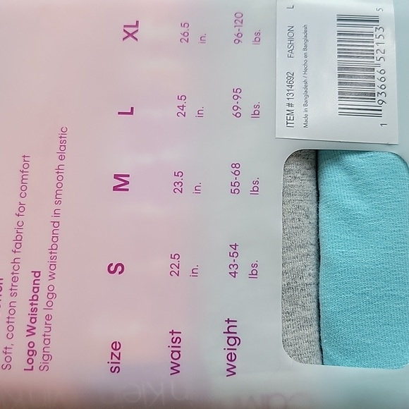 New Pack of 7 Calvin Klein Girls Hipster - Picture 4 of 5